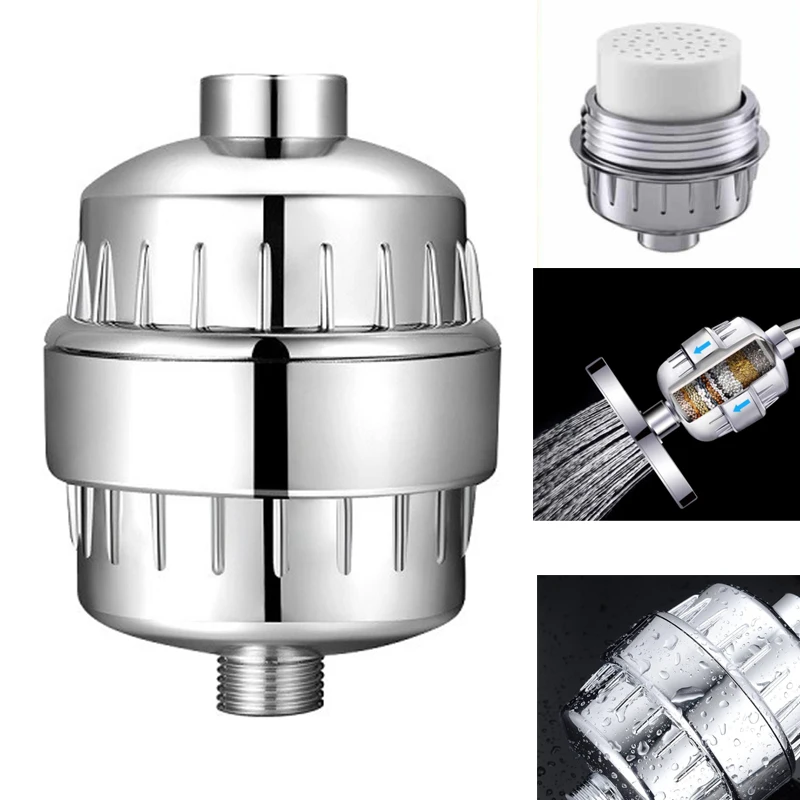 

Насадка для душа с фильтром Layer s, насадка для очистки воды, многослойный фильтр для твердой воды, Удаление тяжелых металлов для ванной комнаты