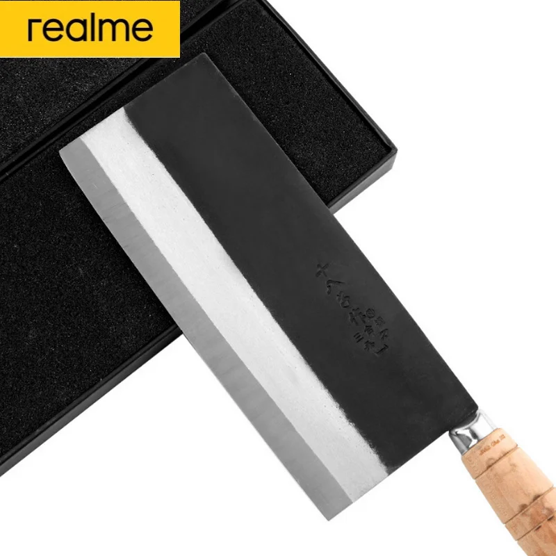 

Realme Fish Knife Professional Chinese Chef's Knife Carbon Steel Household Multifunctional Slicing Knives Cleaver Kitchen Knife