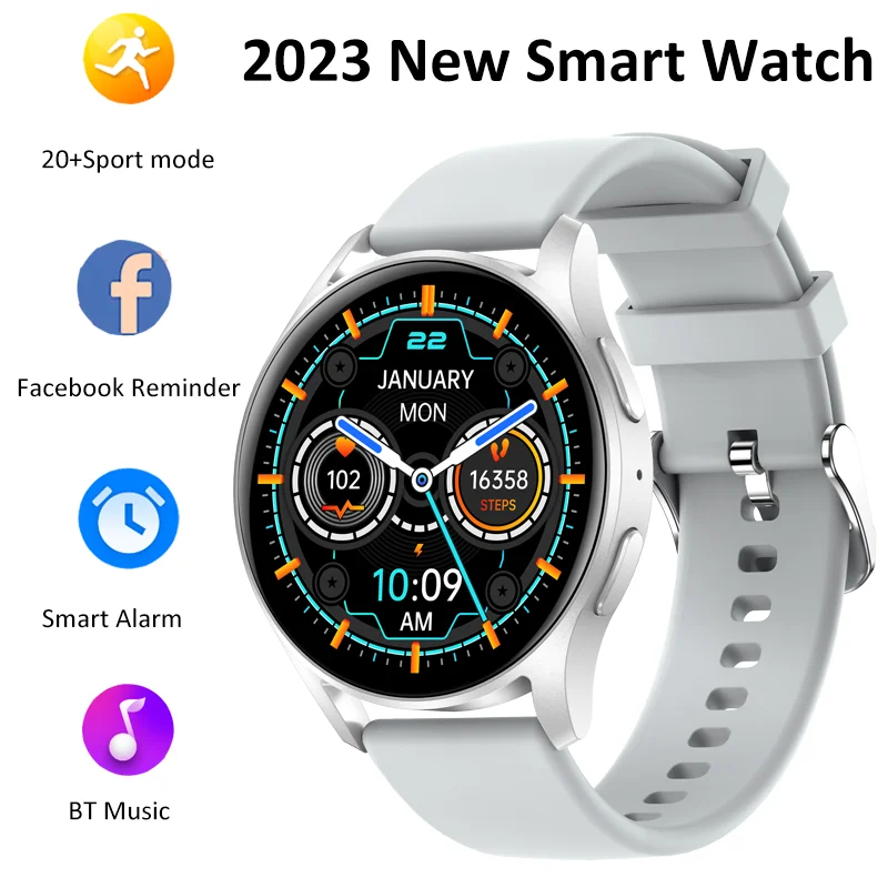 

Новинка 2023, умные часы для Samsung Galaxy Watch 4, смарт-часы с Bluetooth для звонков, мужские и женские Смарт-часы с тонометром для Android и IOS
