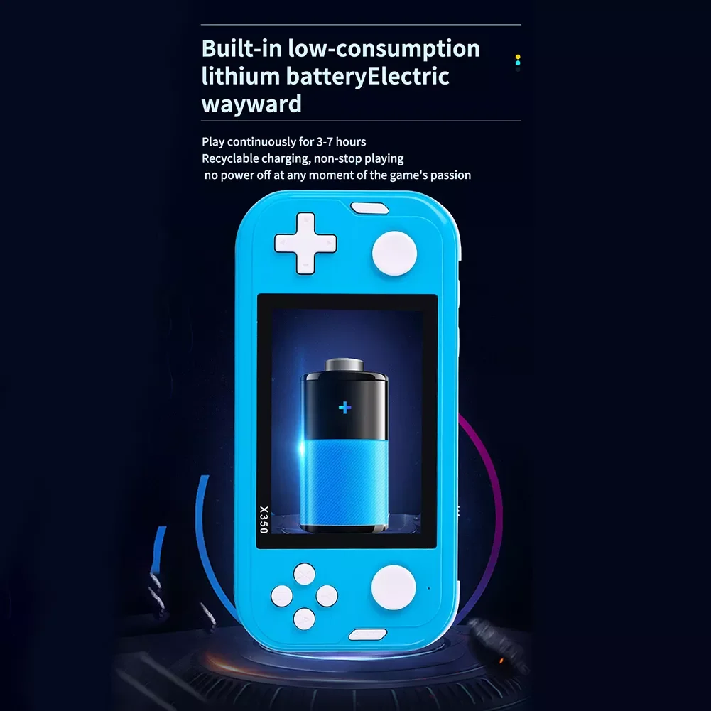 

NEW2023 3.5 inch IPS Screen 6800+ Games Handheld Game Player Retro Video Gaming Console