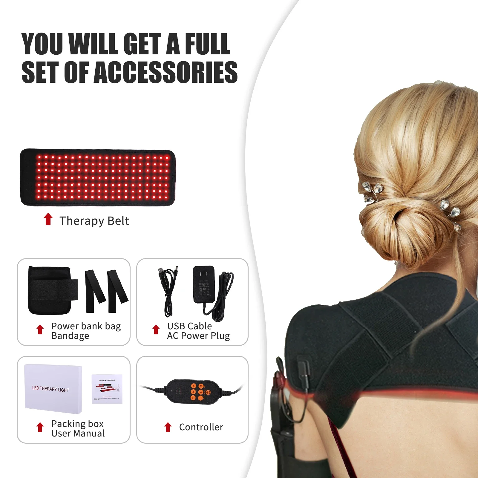 MEETU инфракрасная светодиодная терапия красная фототерапия для ног