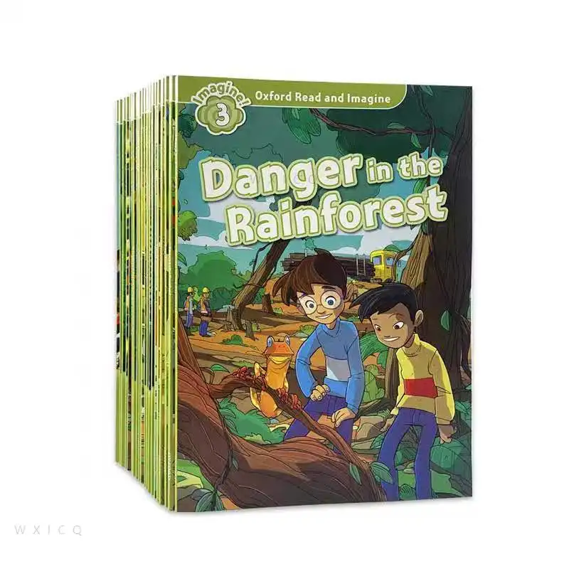 

Оксфорд, чтение и воображение, 20 шт./компл., уровень 3, оценка, технология чтения, природа, искусство, социальная медицина, детская книга с изоб...