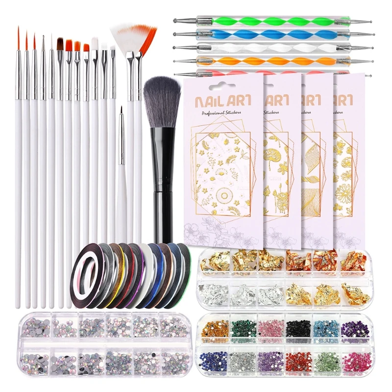 

for rhinestone Striping Tape Line Nail Art Tips Decoration Sticker Nail Design K