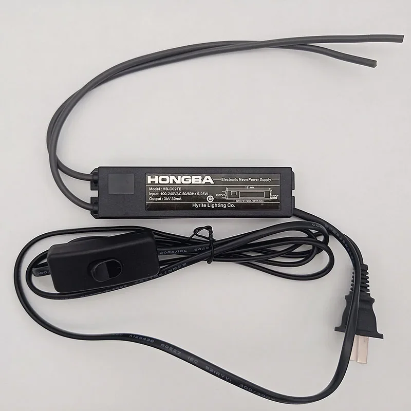 Неоновый электронный трансформатор HB-C02TE высокочастотный и высоковольтный