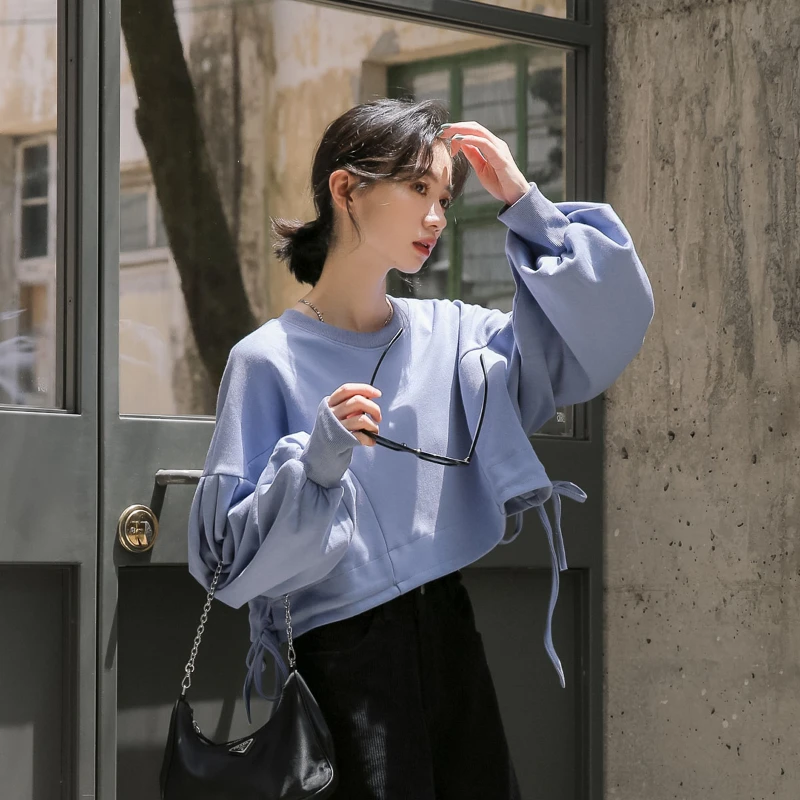 

Корейские модные худи с графическим рисунком, женские зимние топы, Повседневная милая плюшевая Толстовка для девочек, Женская толстовка с к...