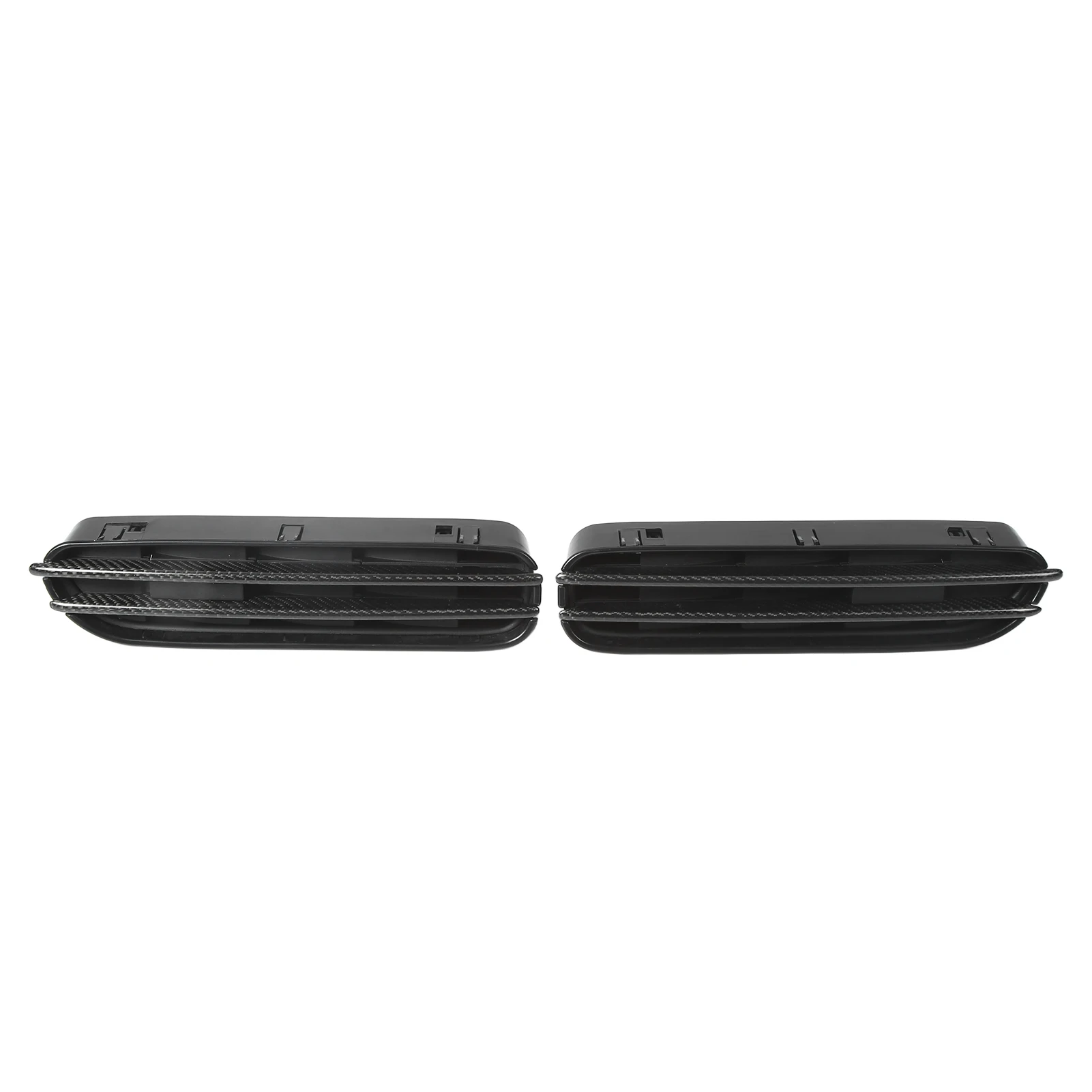 

2PCS Side Air Vents Grille Carbon Fiber for M Style Gloss Black Replacement for E60 M5