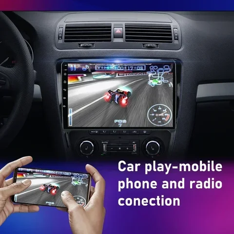 Автомобильный радиоприемник Android 12 для Volkswagen Skoda Octavia 2 A5 2004-2013, мультимедийный видеоплеер, навигация, 2Din Carplay DVD, головное устройство