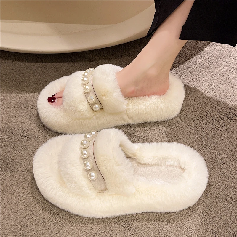 

Домашние тапочки, женская обувь из флока, роскошные сланцы, меховые шлепанцы, зимняя обувь на платформе, массажные шлепанцы со шнурками, дизайнерские