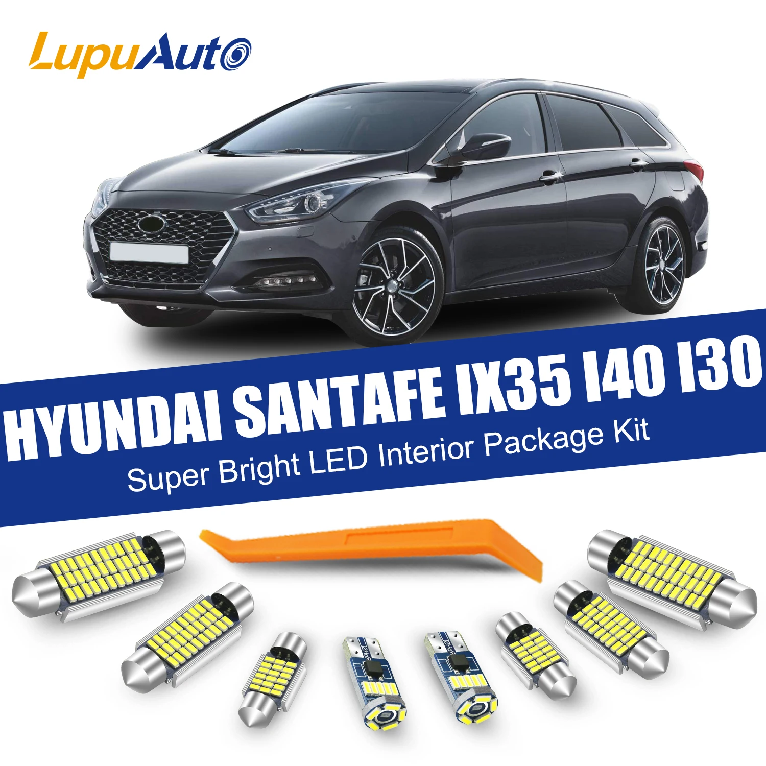 

Автомобильная лампа для Hyundai i10 i20 i30 i40 ix20 ix35 Tucson Santa Fe Santafe