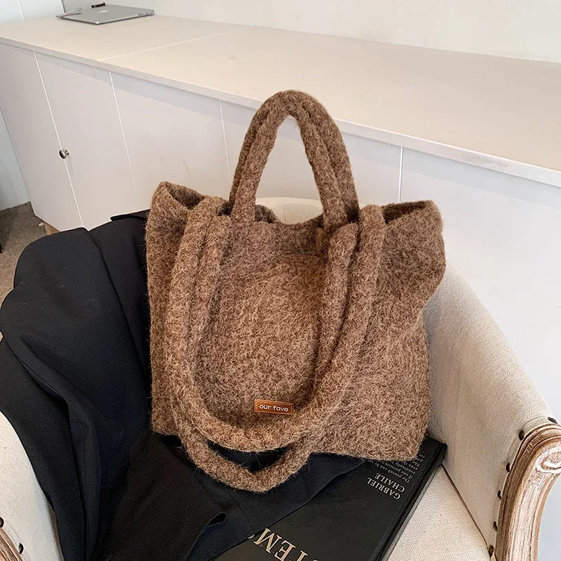 Модные однотонные сумки с внутренним отделением и верхней ручкой мягкие швейные