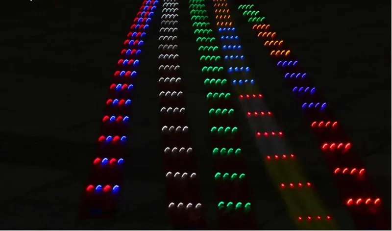 Бесплатная доставка 15 м 10 светодиодные хвосты воздушного змея лампы на