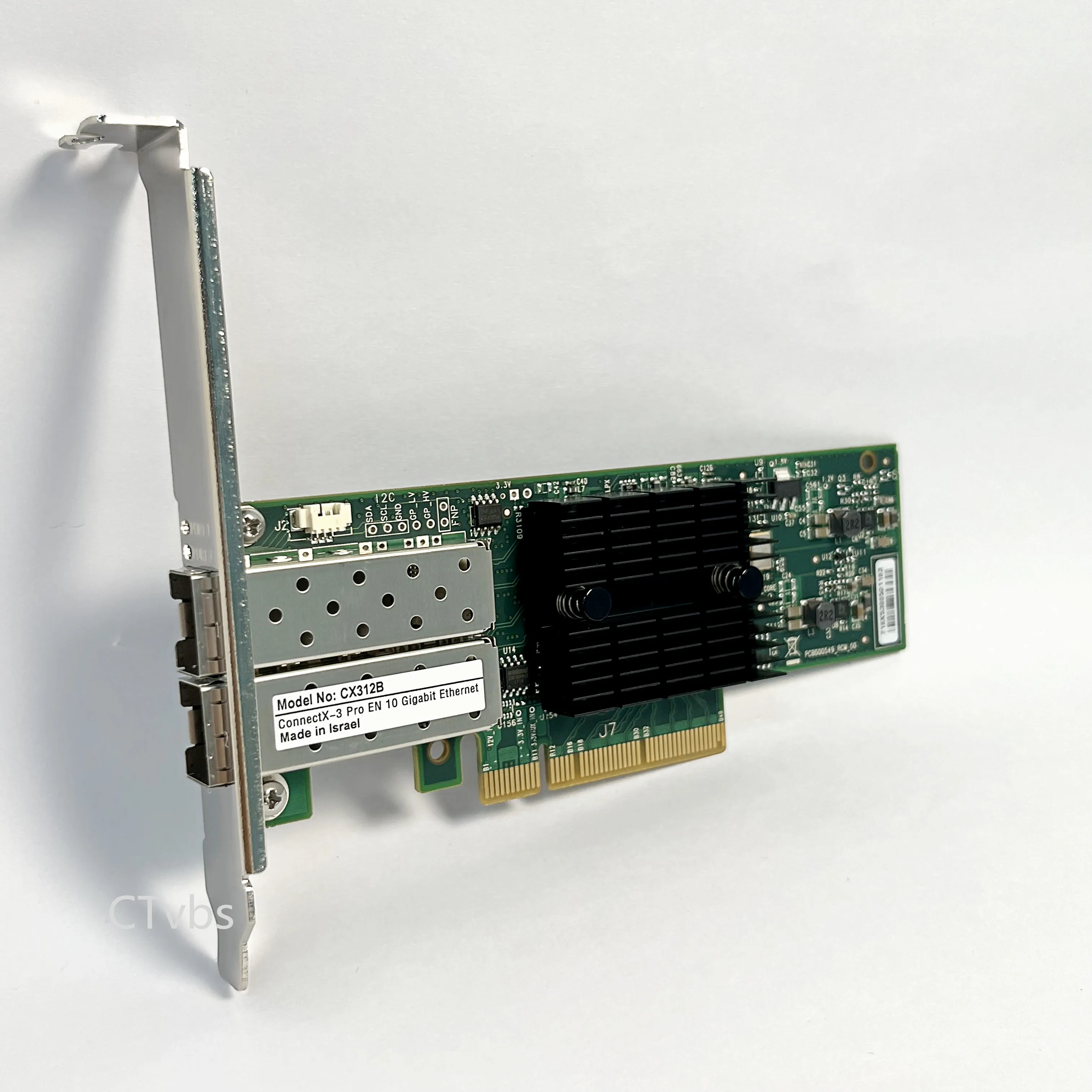 Mellanox Gunine MCX312B MCX312B-XCCT CX312B-XCCT ConnectX-3 Pro 10Gbe  SFP+ Dual Port Ethernet Adapter