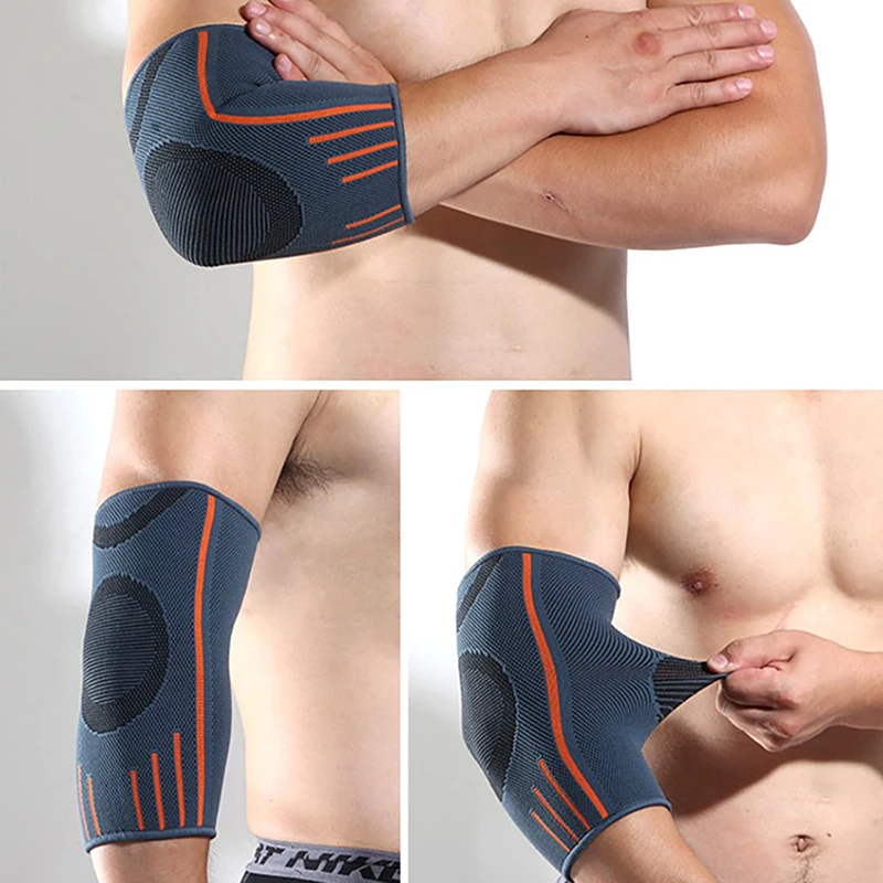 

Elbow Brace Compression Support Sleeve Knitted Elbow Pads Thickened Anti-collision For Workouts,Weightlifting,Reduce Elbow Pain