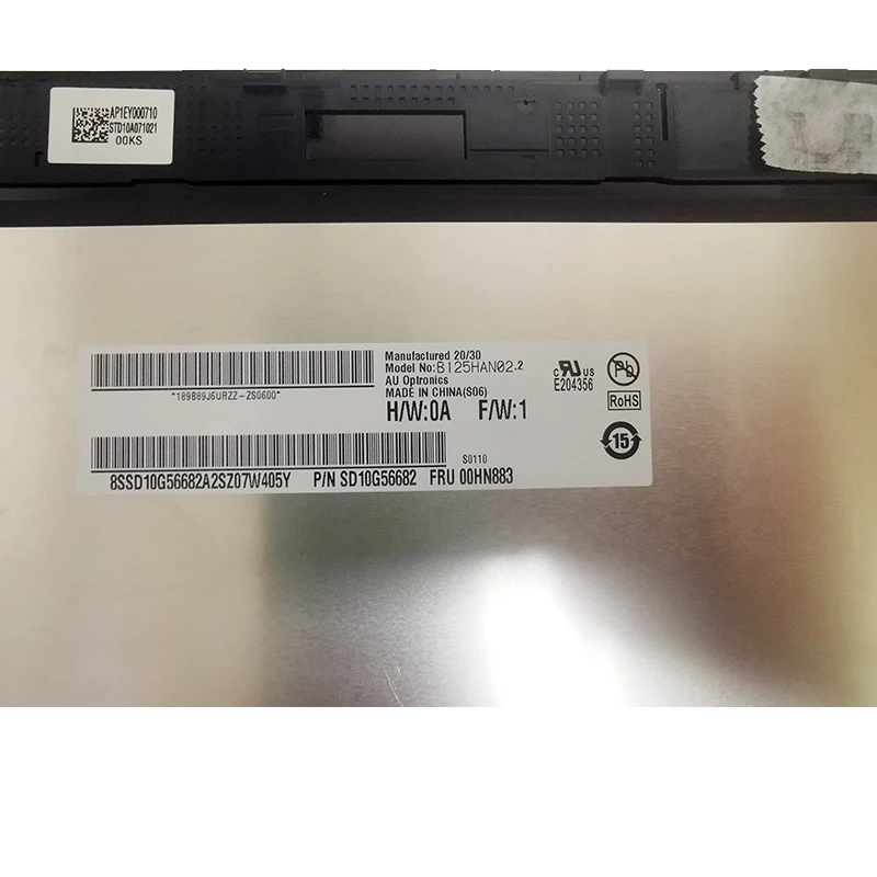 Сенсорный экран 12 5 дюйма для Lenovo Thinkpad Yoga 260 дигитайзер в сборе FHD B125HAN02.2 ЖК-дисплей