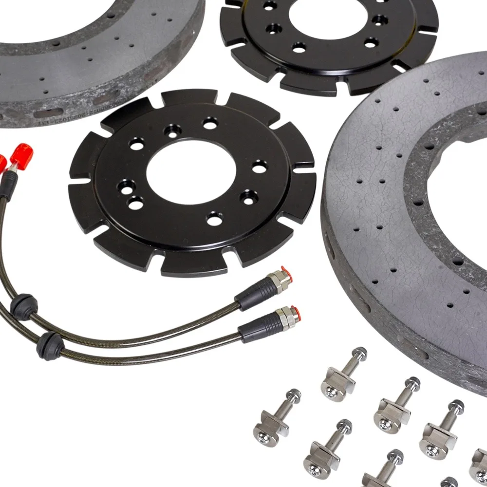 Фото Высококачественный комплект передних тормозных суппортов IC7 Carbon Ceramic Disc 380X32 с 6-поршневыми суппортами, подходит для BMW X6 X6 M (E71) 2008-2015 гг. №5