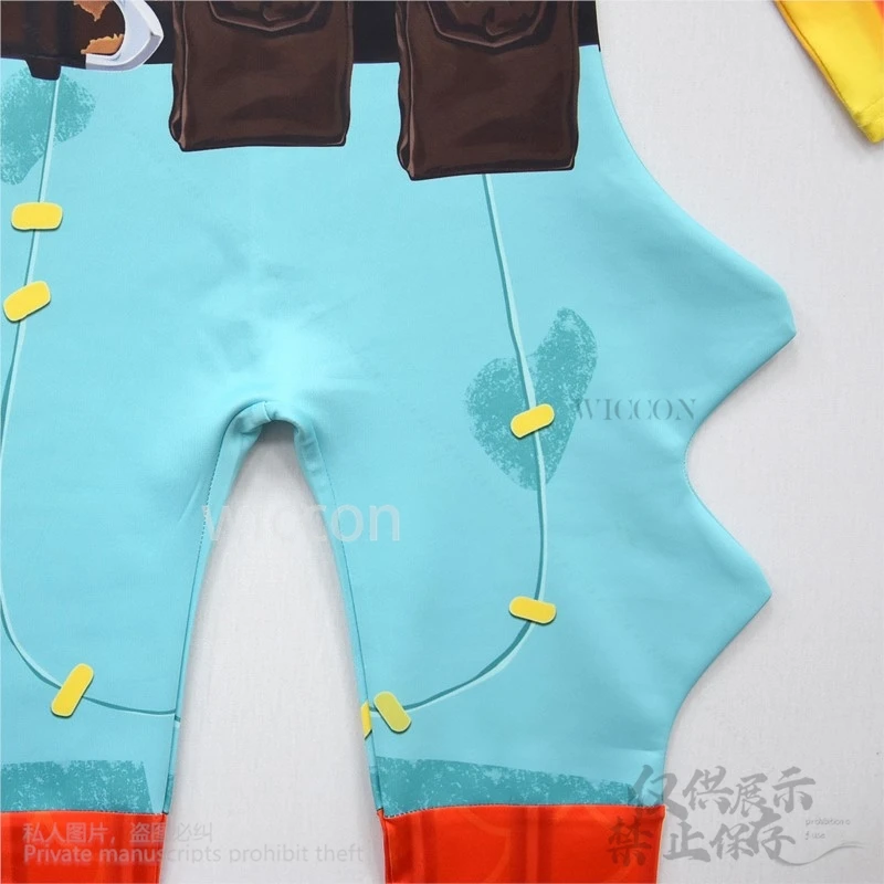 Аниме фильм косплей костюмы на Хэллоуин дети Disfraz рыба пушистый комбинезон маска