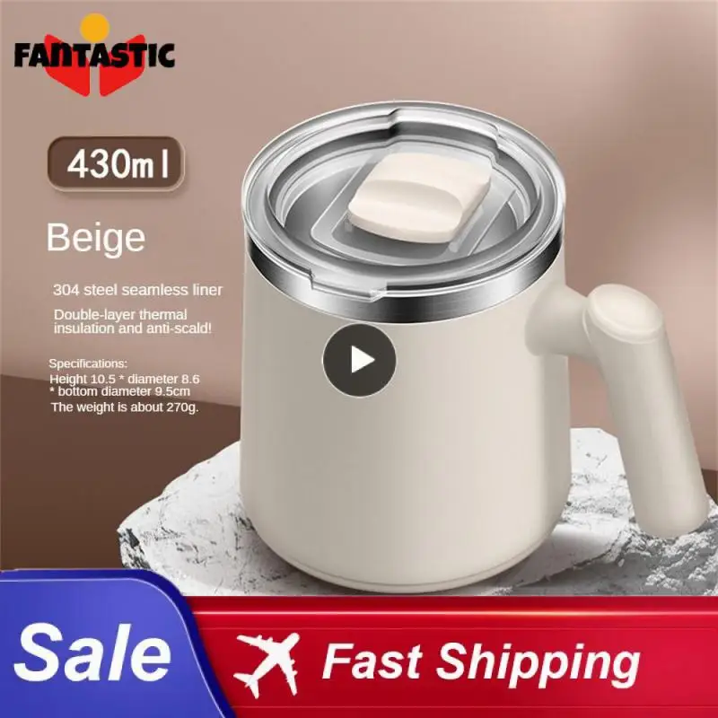 Cup 304 Stainless Steel Liner 304 Stainless Steel Mug With Lid Smooth Without Dirt Green Grey