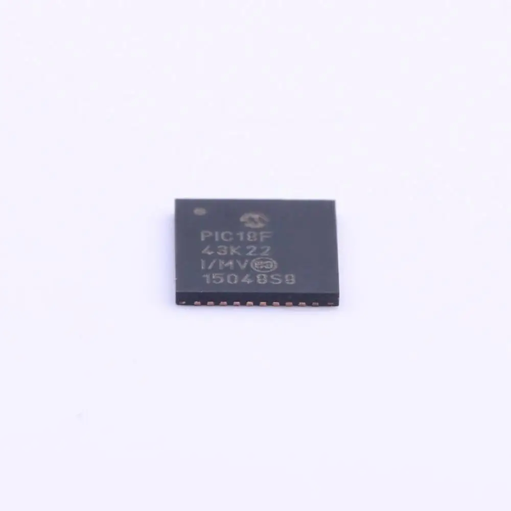 

MCU 8-bit PIC18 PIC RISC 8KB Flash 2.5V/3.3V/5V 40-Pin UQFN EP Tube - Rail/Tube PIC18F43K22-I/MV