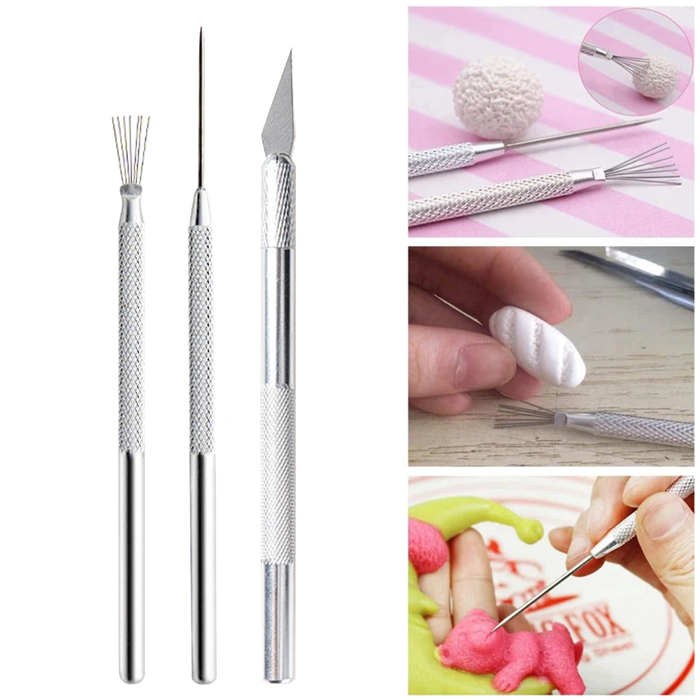 3 шт./компл. Сделай Сам булавка обработка деталей Керамика ремесло