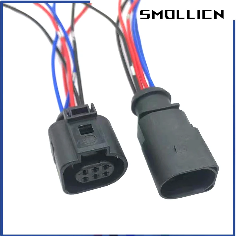 

6-контактный 42121700 3B 0973813 1J 0973713 1,5 мм автоматический датчик температуры, реверсивный радар, дроссельная заслонка для Golf Bora 1J0 973 713 с проводами