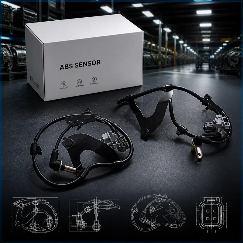 Фото 2 шт. передних левых и правых датчиков скорости колеса ABS для Isuzu D-Max II RT Chevrolet T-Series 8980521191 8-98052120-1 №1