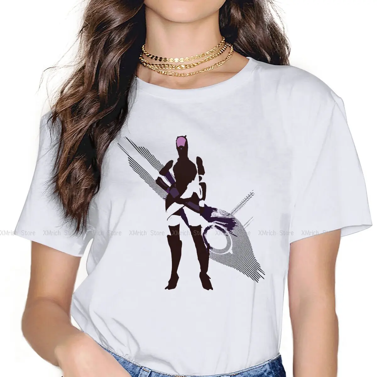 

Women Tali Zorah TShirt Mass Effect ME1 Andromeda Legendary Edition RPG Pure Cotton Clothes Fashion Short Sleeve Crewneck Tees