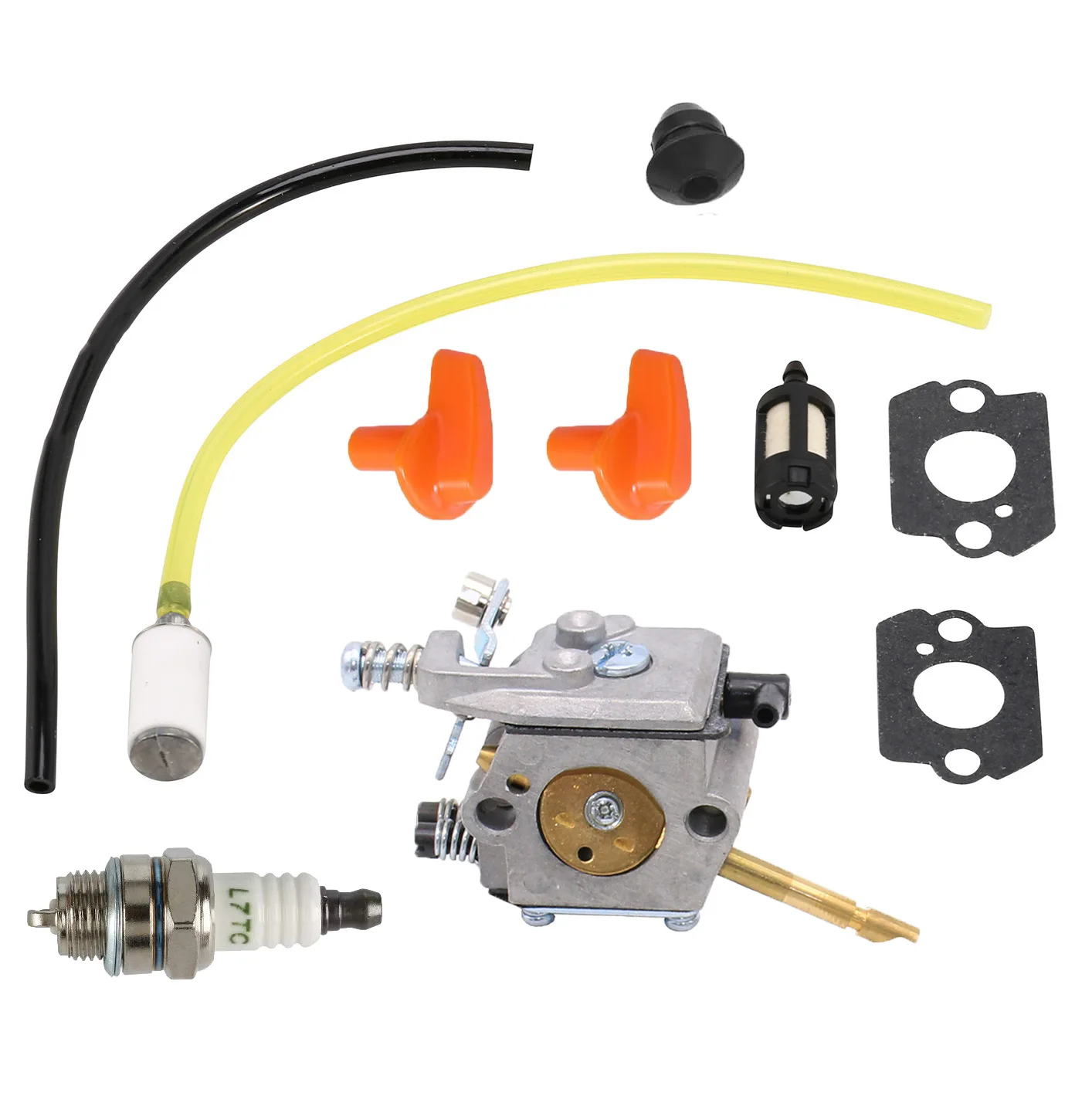 Фото Карбюратор для Stihl FS48 FS52 FS62 FS66 FS106, совместимый с Walbro WT-45 H24D, запчасти для триммеров №1
