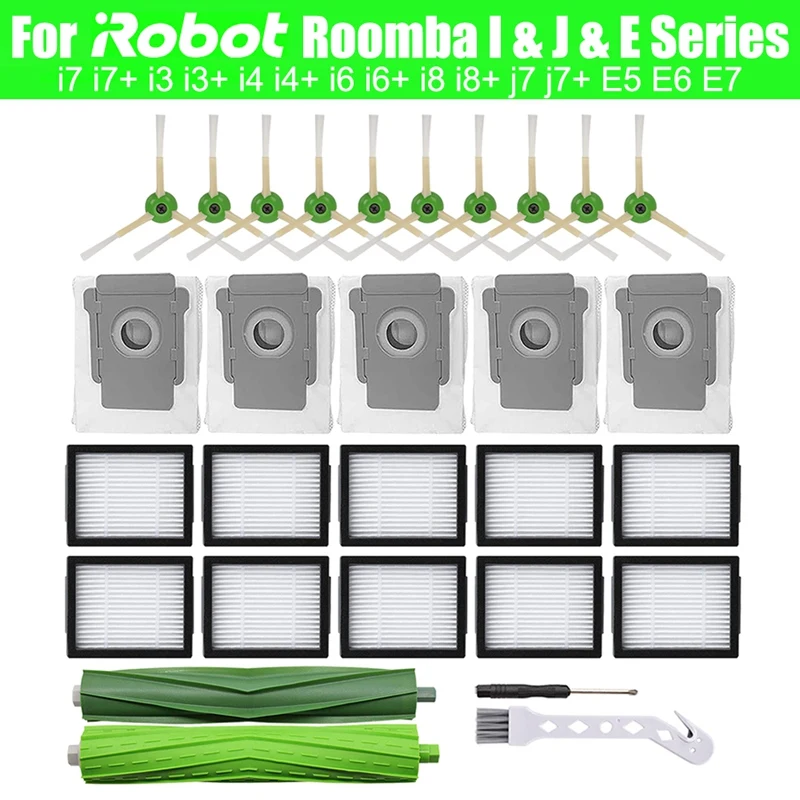

Accessories Replacement For Irobot Roomba I7 I7+ I3 I3+ I4 I4+ I6 I6+ I8 I8+ J7 J7+ E5 E6 E7 Vacuum Cleaner