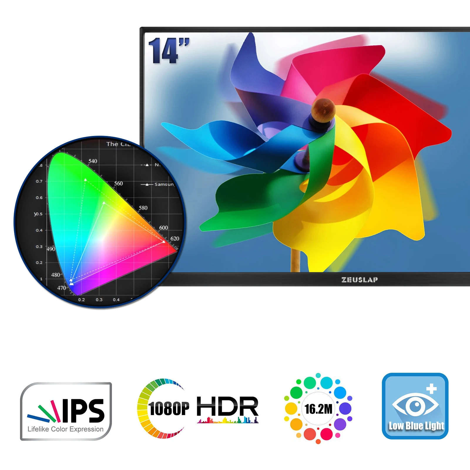 14inch ultrathin fhd portable gaming monitor usb c type c hdmi compatible for nintendo switch ps4 ps5 xbox monitor free global shipping