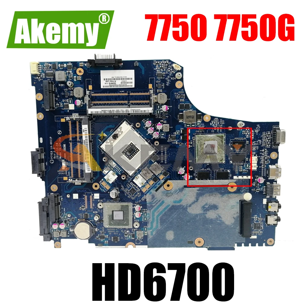 

AKEMY P7YE0 LA-6911P for Acer Aspire 7750 7750G MBRB102002 MB.RB102.002 Laptop Motherboard HD6700