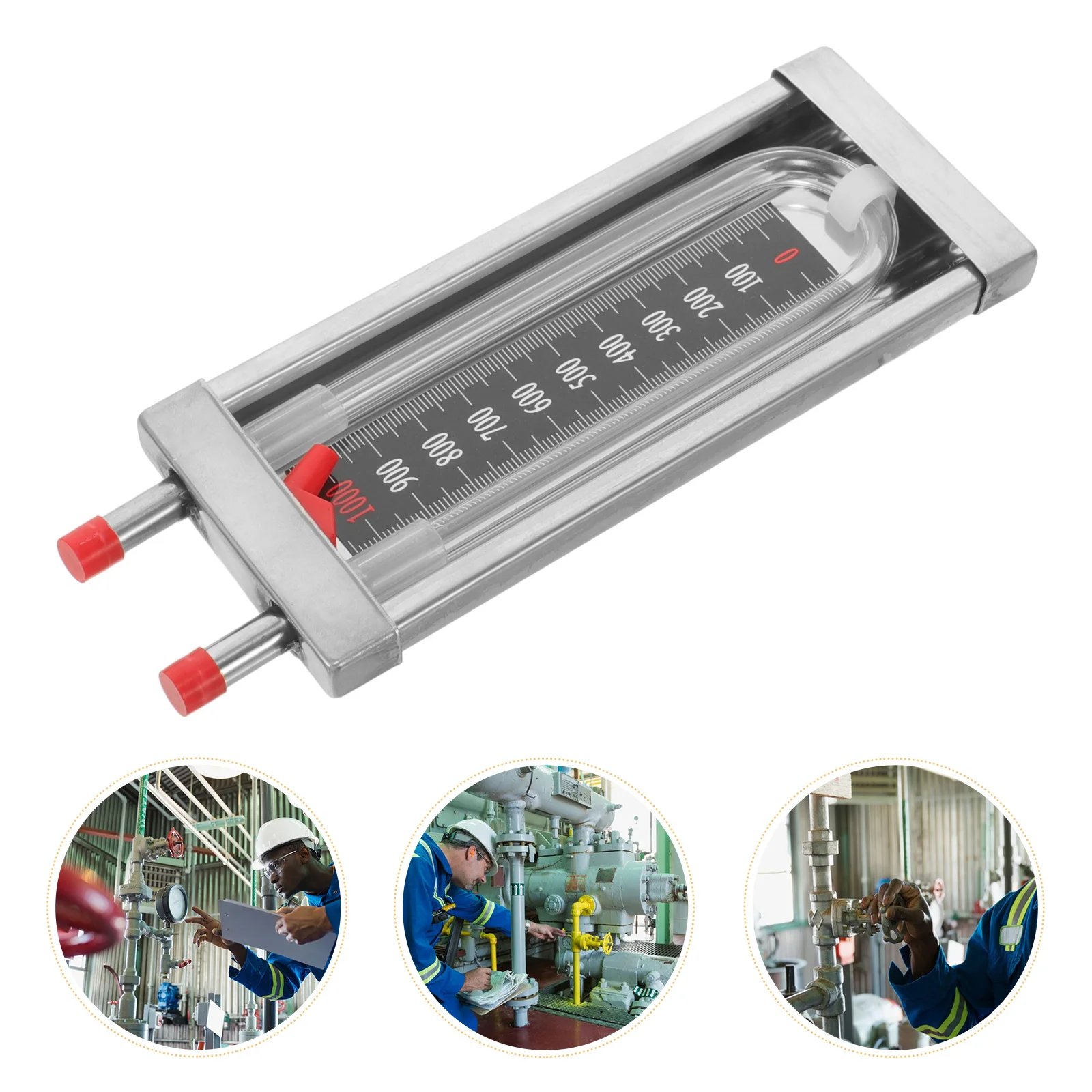 U-shaped Pressure Gauge High Accuracy Manometer Tube Vacuum Differential for Home Sensor