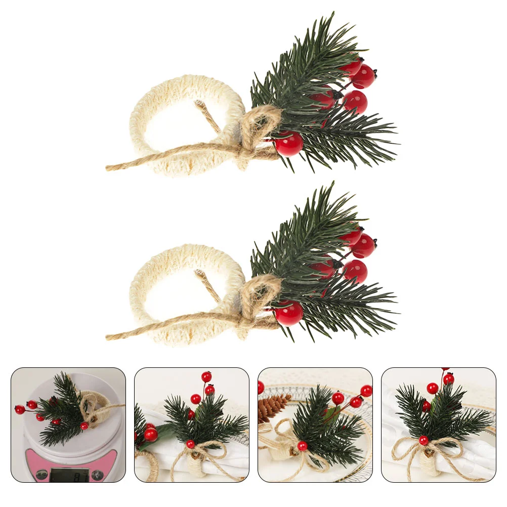 

Napkin Christmas Rings Holder Tablebuckle Holders Deer Wedding Buckles Decorative Decoration Settings
