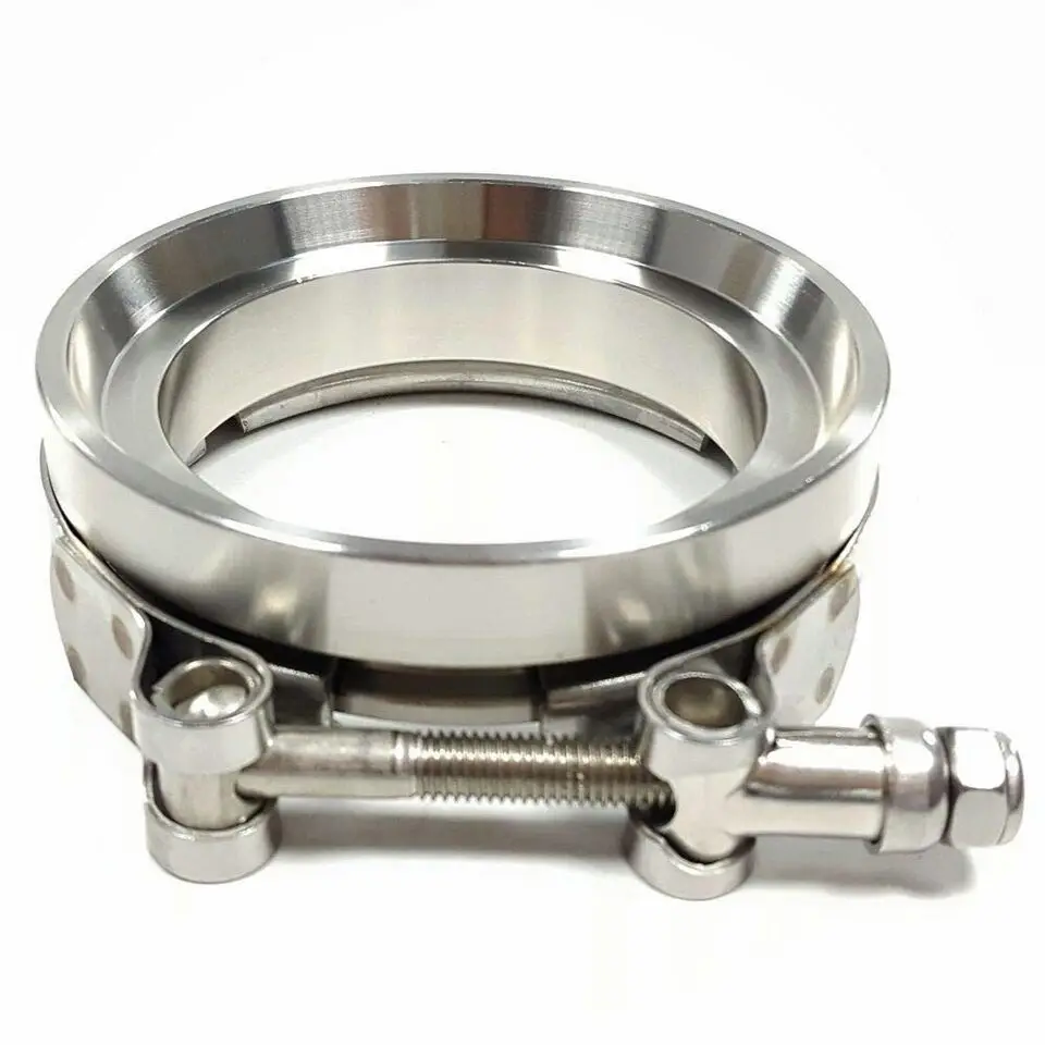 Выхлопная турбина GT45 GT45R с V-образным зажимом и фланцем 3 25 дюйма/4 дюйма из