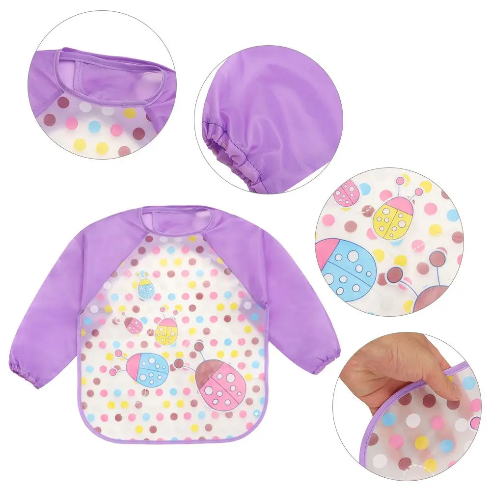 

Детская водонепроницаемая одежда и аксессуары шарф с длинным рукавом Детский фартук для кормления малышей нагрудники