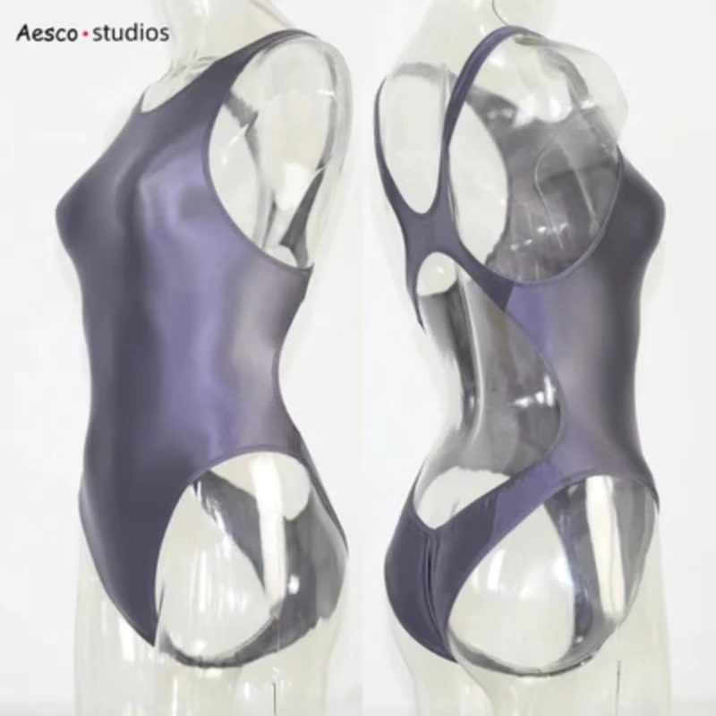 Женский слитный купальник с высокой посадкой цвета в ассортименте