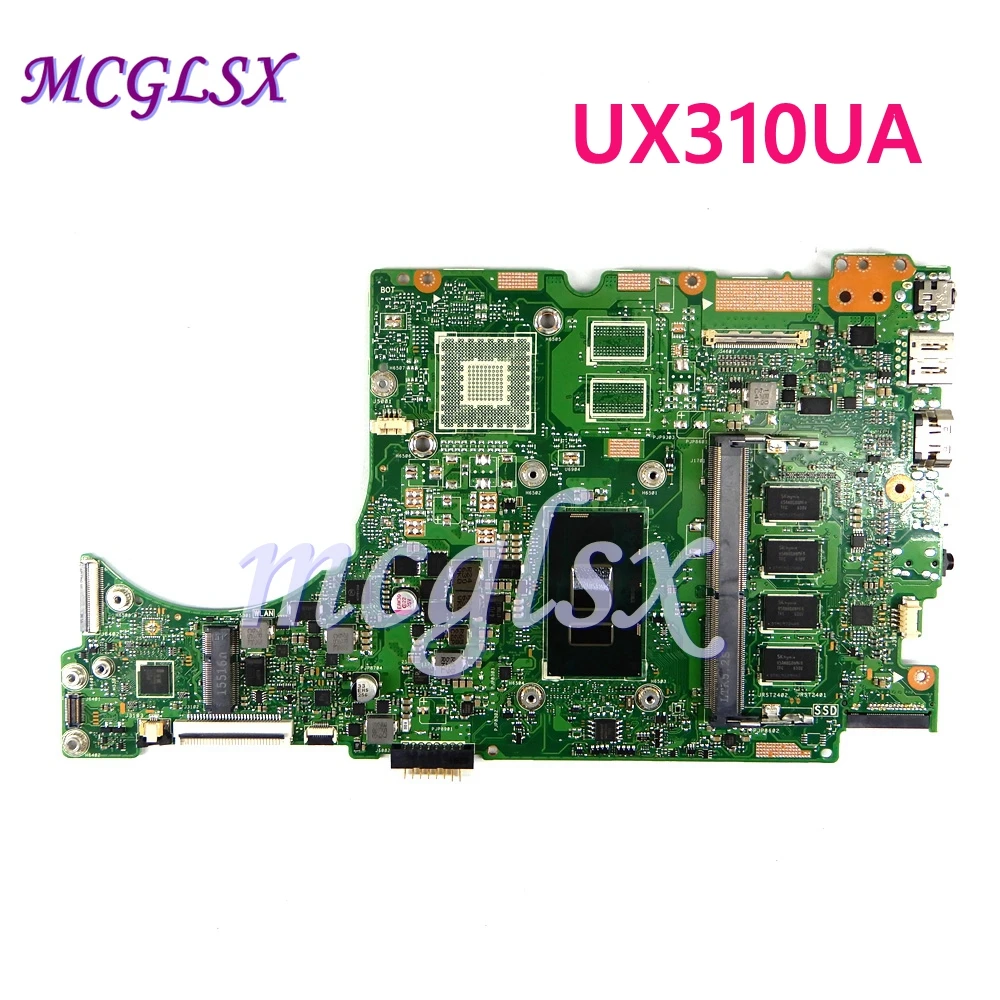 

UX310UA i3 / i5 / i7 CPU 4GB RAM Notebook Mainboard For Asus UX310U UX310UV UX310UQ UX310UA Laptop Motherboard 100% Tested