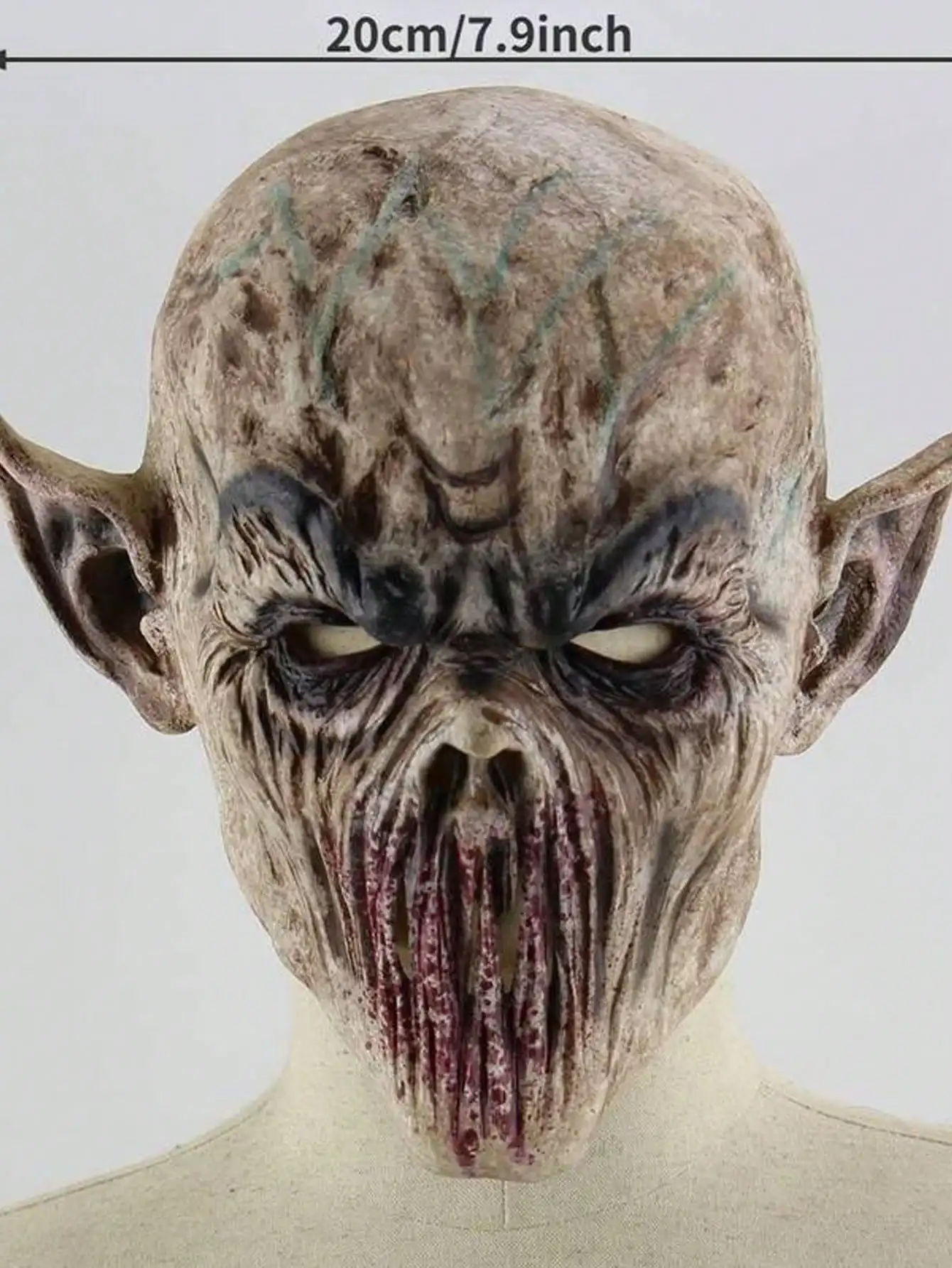 Маска на Хэллоуин Пасхальная латексная маска клоуна ужасная демон мясника