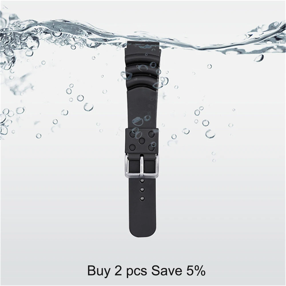 For Casio CA-61W 20/22/24mm Silicone Watch Band for FT-100W SGW100 W-720G BGD-501 Rubber Strap Wrist Watchstrap Bracelet