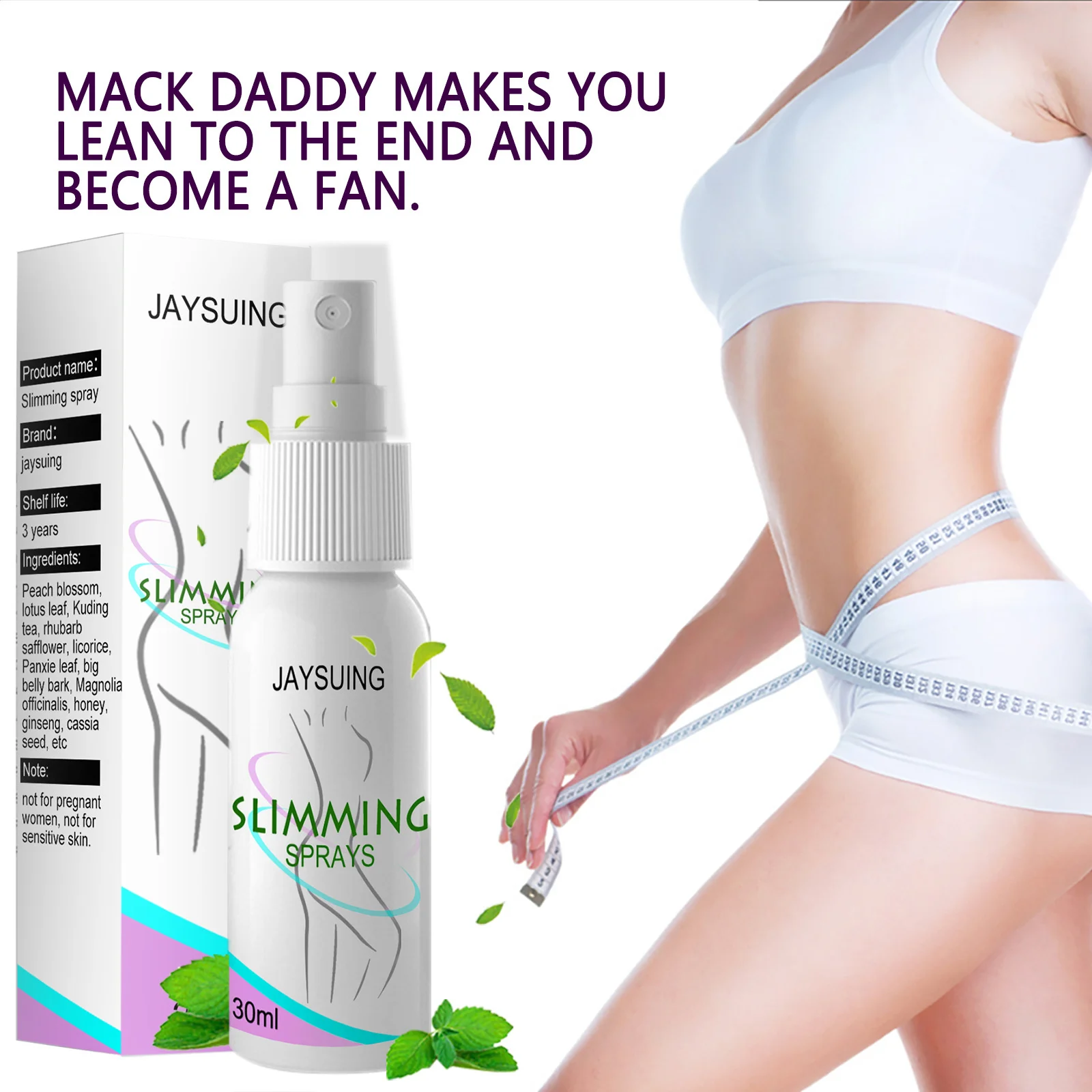 

Fast Fat Burning Slimming Spray Weight Loss Essential Oil Spray Ultra Absorption Cellulite Removal For Arm Buttocks Abdomen