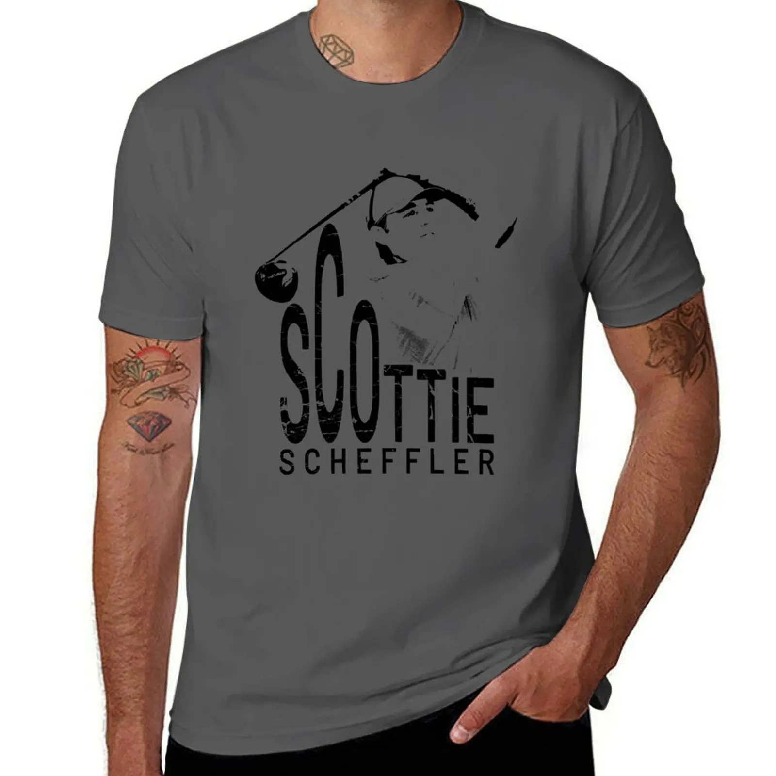 Rising Star Scottie Scheffler T-Shirt vintage animal prinfor boys mens clothing