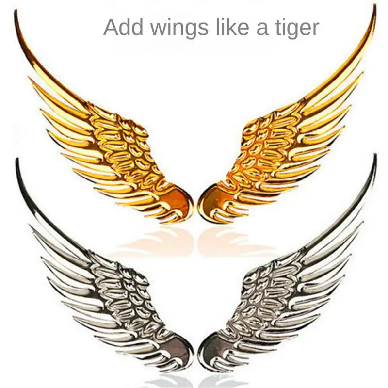 

Angel Eagle Wing Car Sticker 3D Metal Personalized Badge Car Decals Waterproof Auto Motorcycle Body Sticker Exterior Accessories