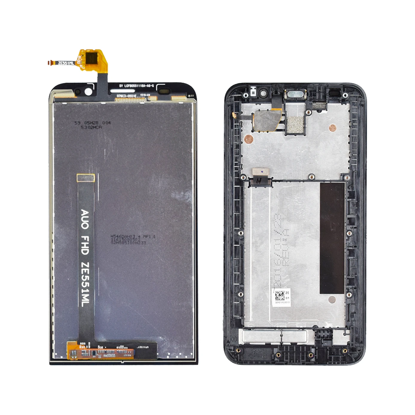 Оригинальный ЖК-дисплей с диагональю 5 дюйма для ASUS Zenfone 2 ZE551ML Z00AD Z00ADB Z00ADA в сборе