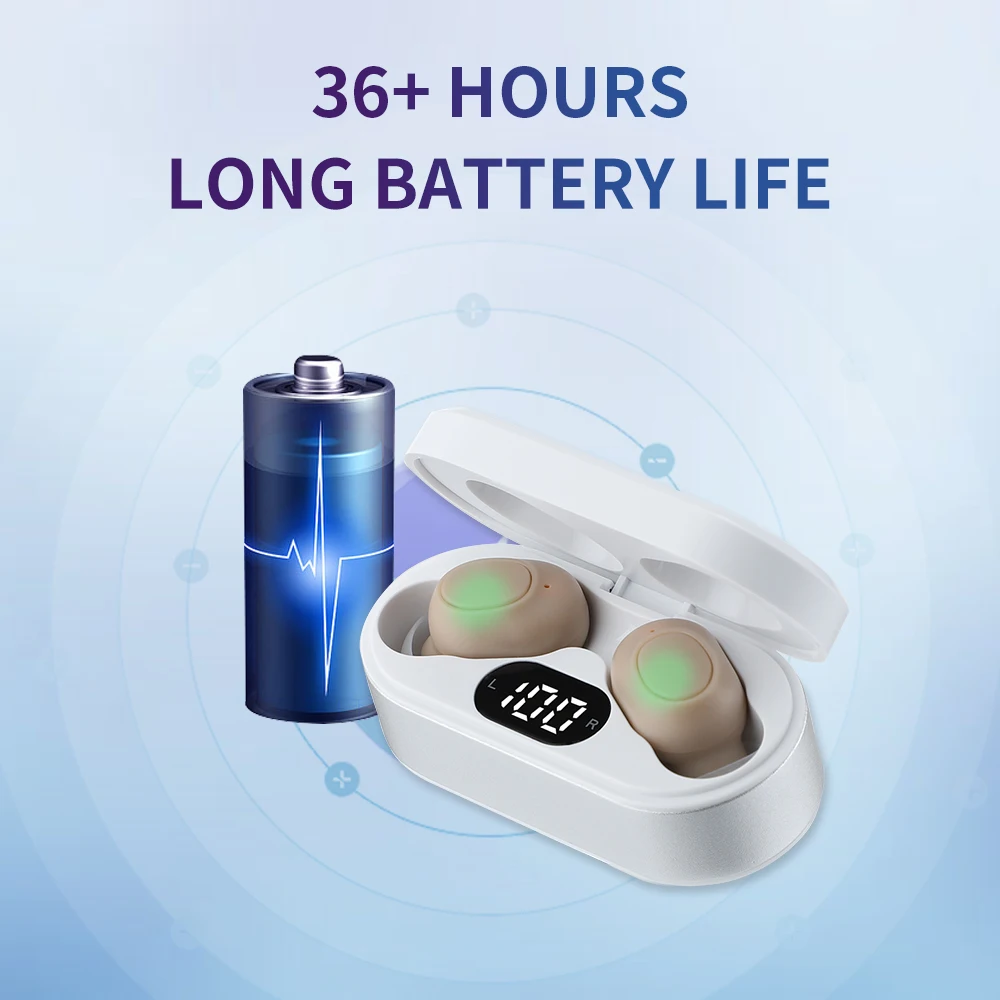 1 пара невидимый цифровой слуховой аппарат с зарядкой от USB |