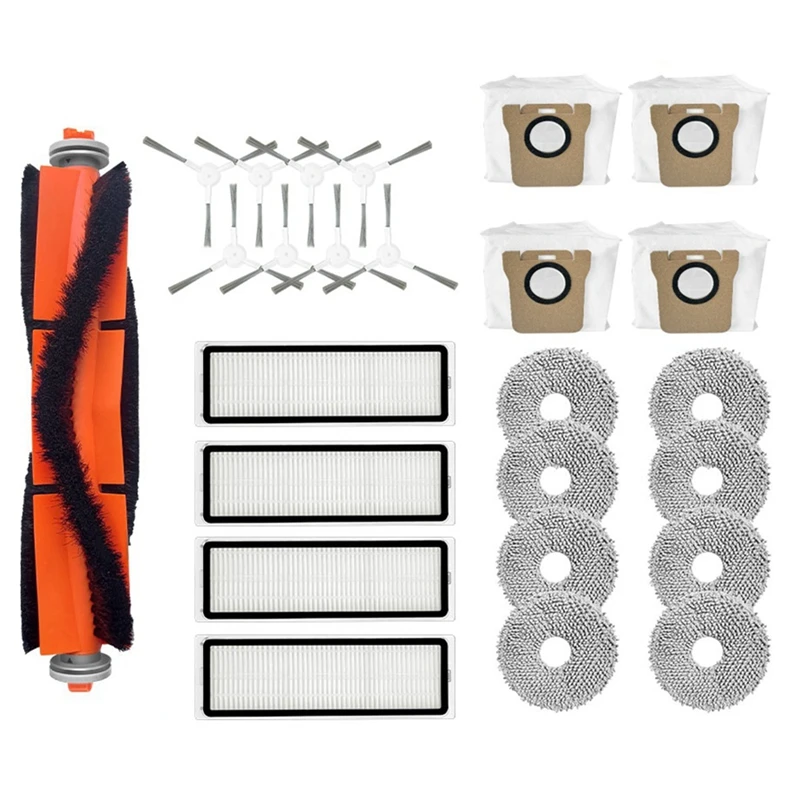 

For Xiaomi Mijia Omni 2 C102CN Robot Vacuums Main Side Brush Hepa Filter Mop Cloths Dust Bag Replacement