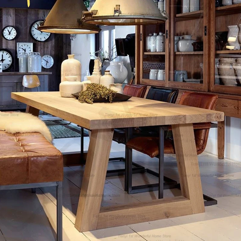 Скандинавские деревянные обеденные столы кухонная кофейная столовая