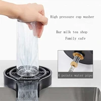 faucet glass rinser for kitchen sink automatic cup washer bar glass coffee pitcher wash tool kitchen accessories