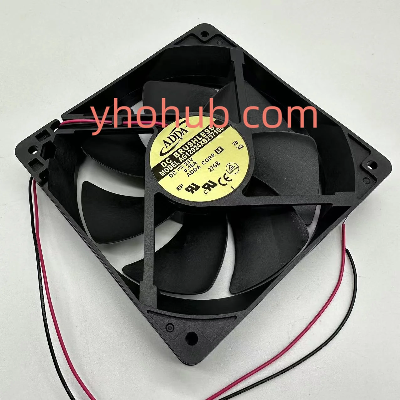 Охлаждающий вентилятор для сервера ADDA AG12024XB257100 DC 24V 0.46A 120x120x25 мм