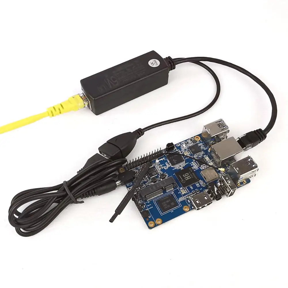 

Gigabit Active PoE Splitter 5V 5.2V A Female Orange pi 802.3af 2.4A USB TYPE