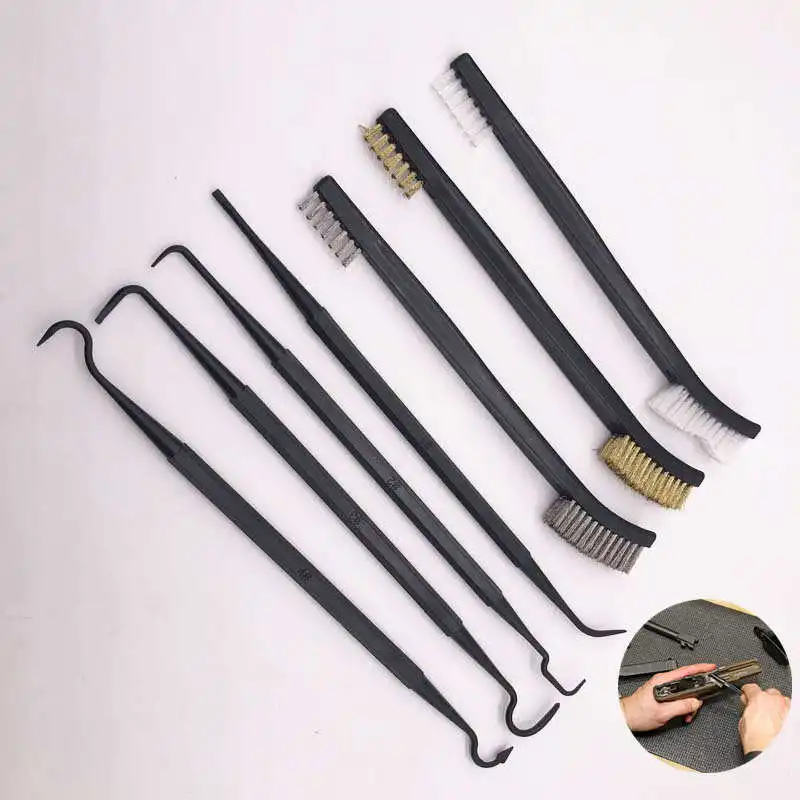 

1 Set Outdoor Hunting Cleaning Tools Multi-functional Nylon Cleaning Brush Outdoor Camping Cycling Household Cleaner Brush Hook