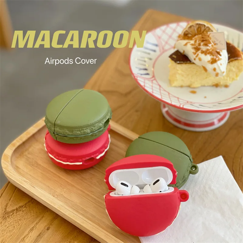 

Беспроводные наушники Macaron для AirPods Pro Apple Bluetooth, оригинальный защитный чехол из силикагеля для наушников модели 1/2/3 поколения